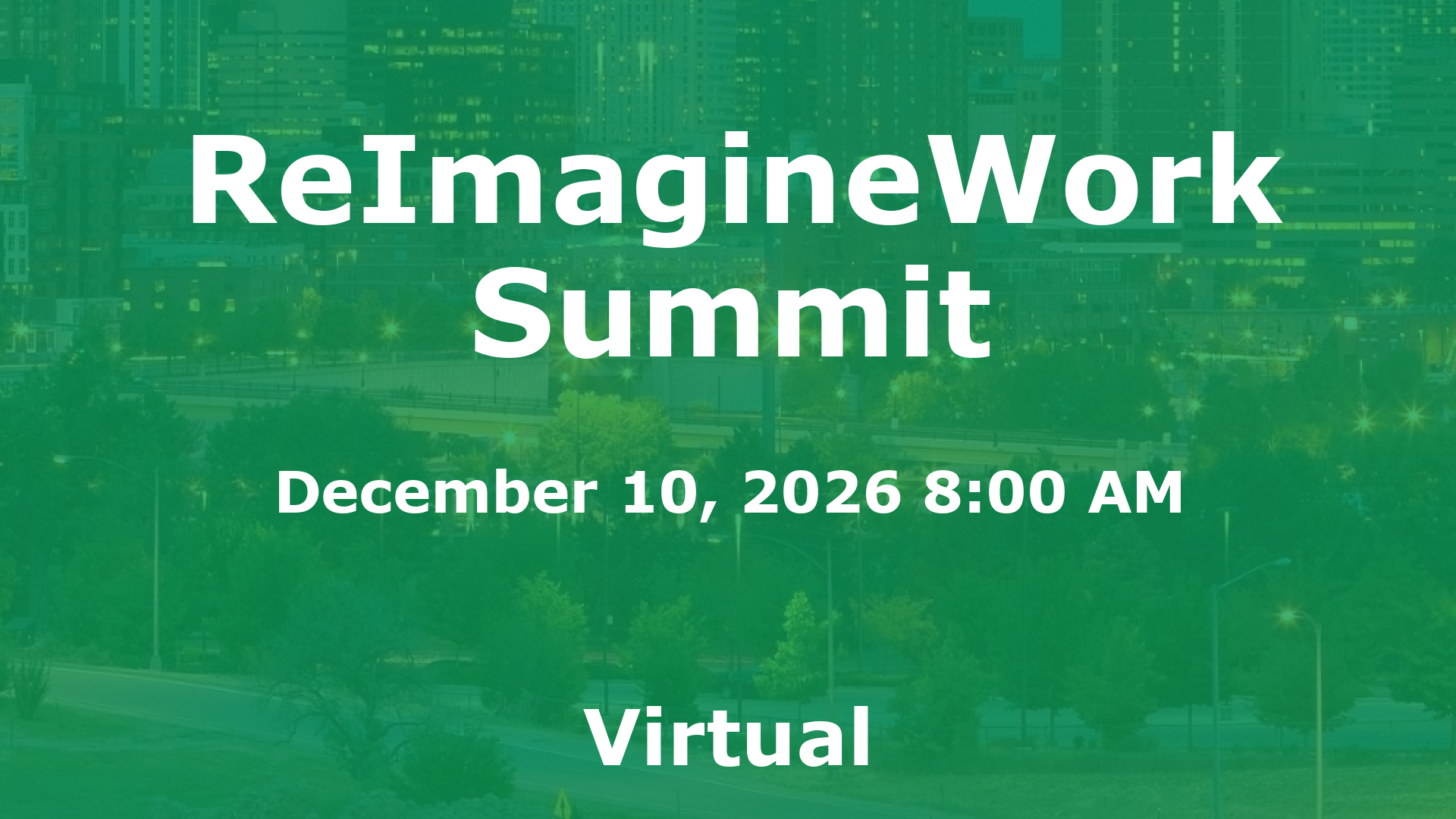 ReImagineWork Summit event image